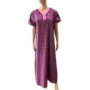 Marshal Nighties patio maxi kaftan muumuu vintage loungewear -L